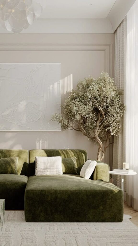 Сочная гостиная | Sky Rye Design