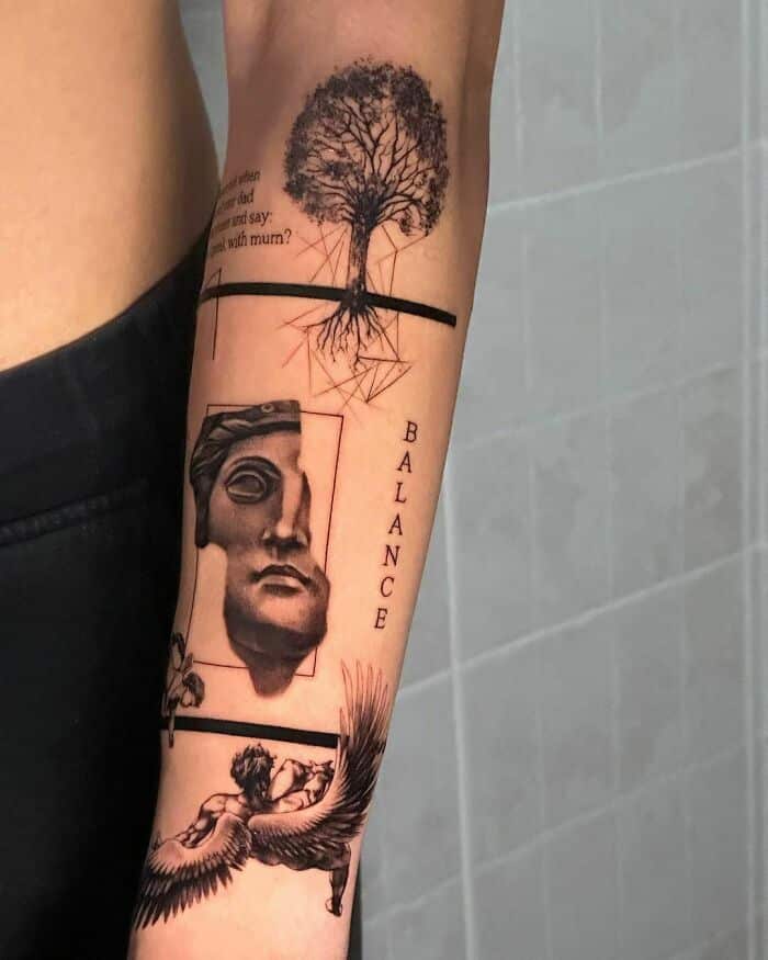 20+patchwork tattoos For men - artfulinkdesigns_com | Sky Rye Design