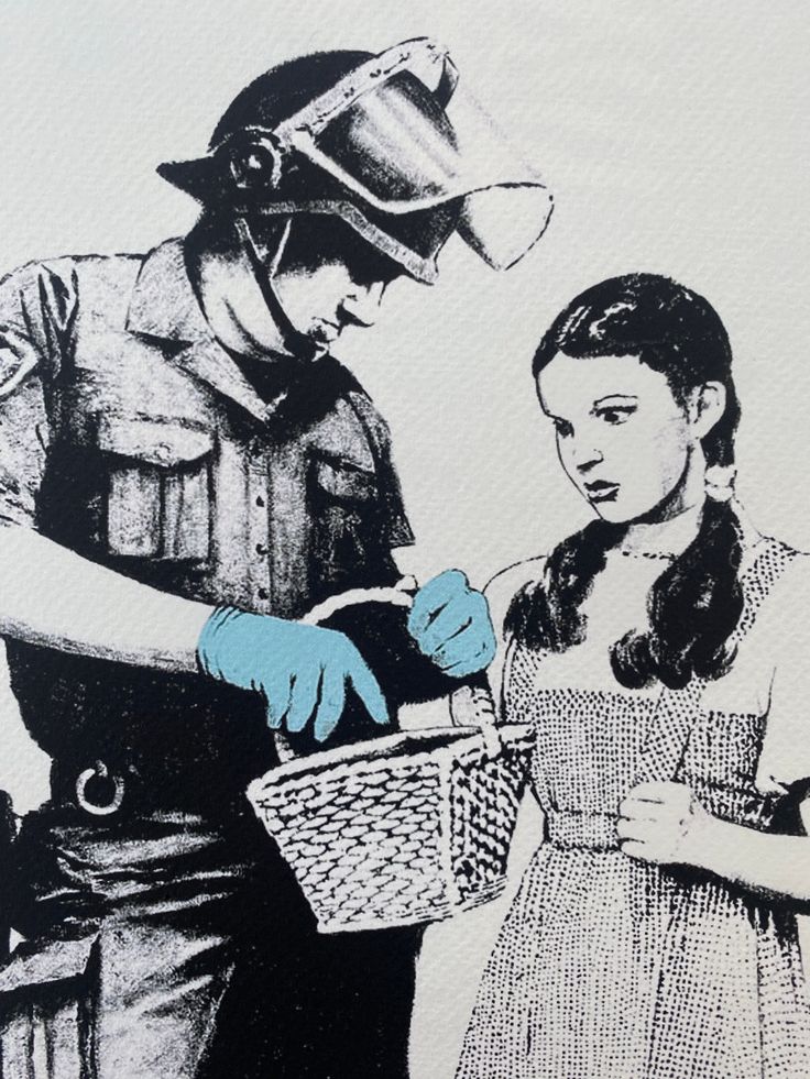 Banksy _Dorothy Police Search _ Lithograph Certificate Signed Top Wall Art Pop Artafter | Sky Rye Design