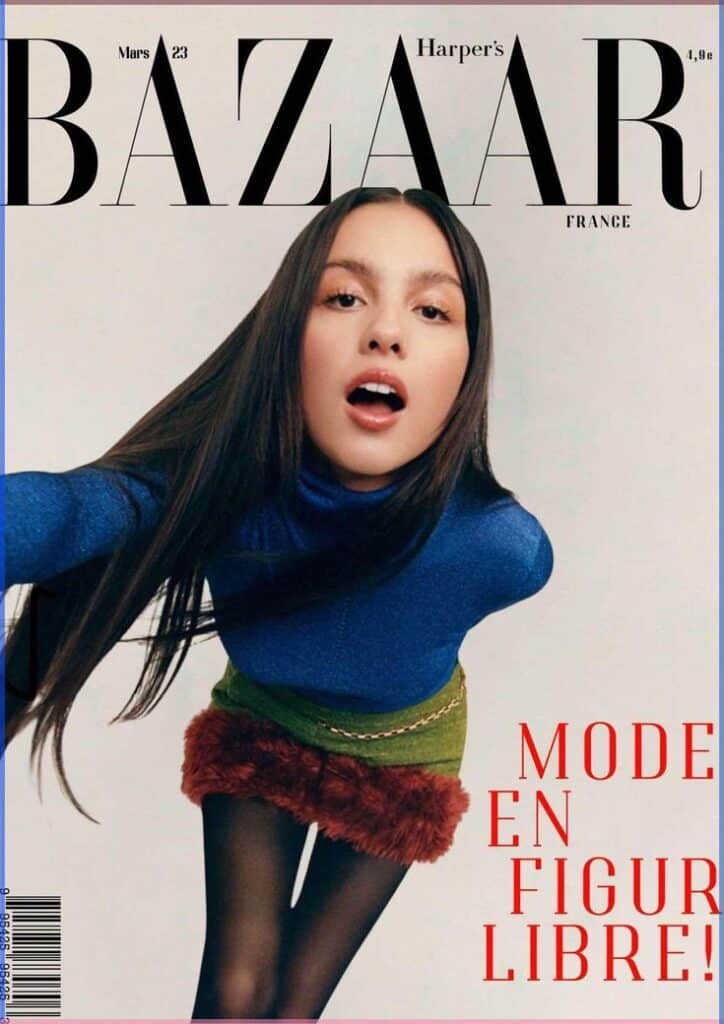 Easy Home Makeover Ideas on a Budget Model in vibrant winter fashion on Harper's Bazaar France cover, March edition, with bold Mode en Figuration Libre! text. | Sky Rye Design Model in vibrant winter fashion on Harper's Bazaar France cover, March edition, with bold Mode en Figuration Libre! text.