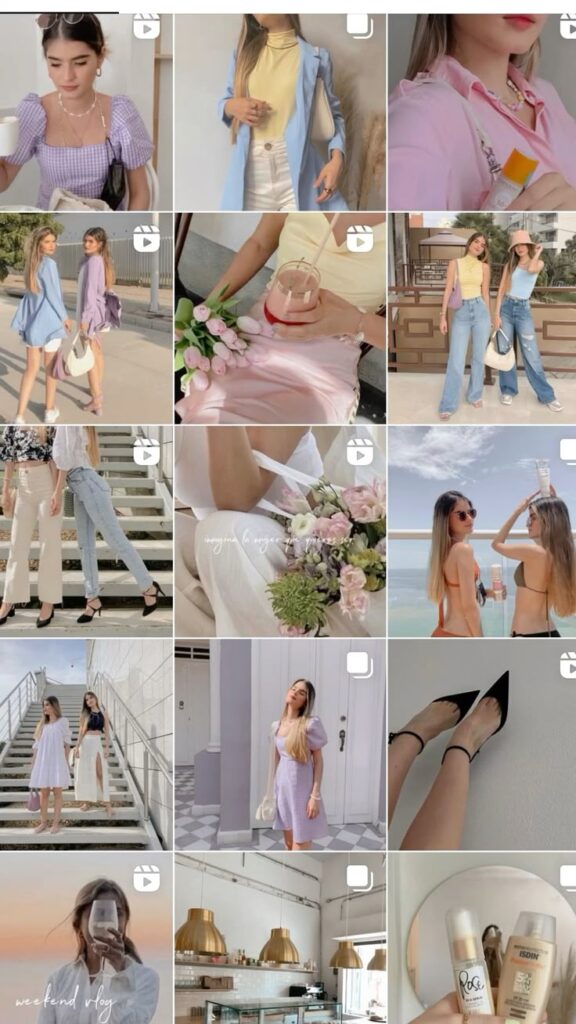 Feed goals 🌸🎧🫧✨ feed inspo twinssteam | Sky Rye Design