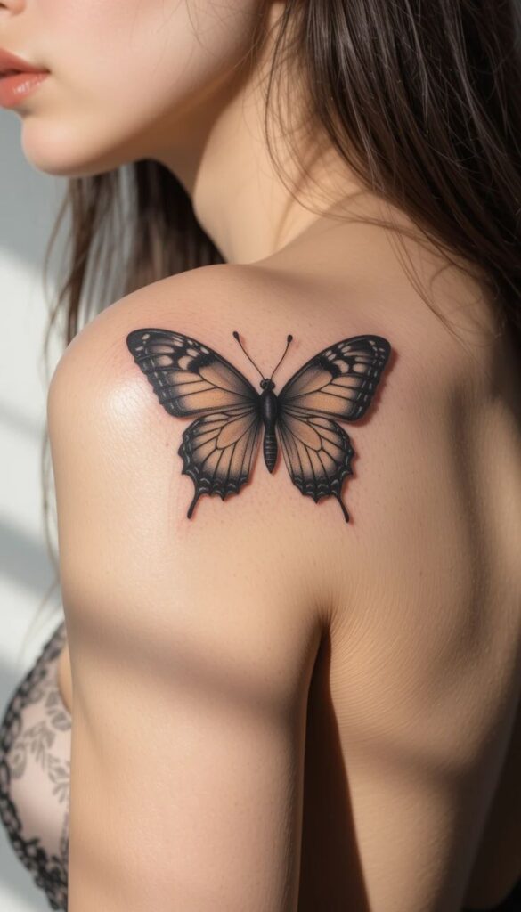 Mesmerizing Butterfly Ink 🖤✨ | Sky Rye Design