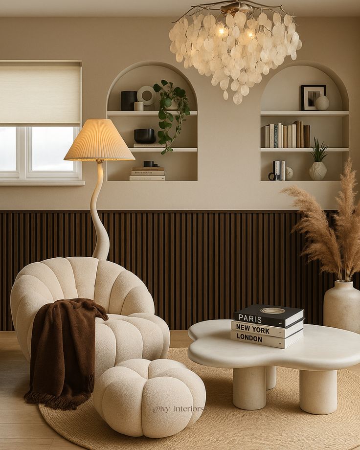 Quiet moments in a cozy corner_ 🤍 | Sky Rye Design