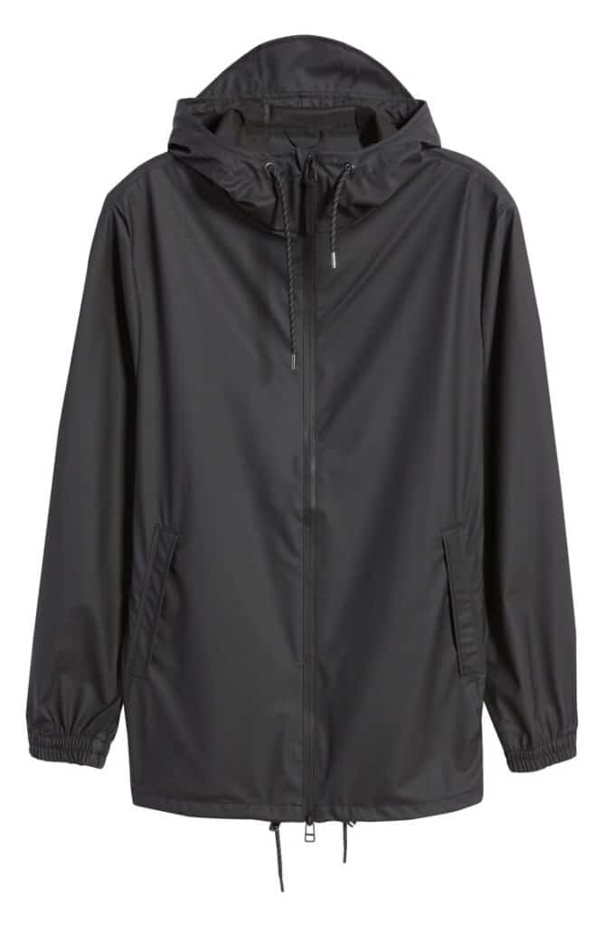 Rains Storm Breaker Waterproof Rain Jacket in Black at Nordstrom Size X-Large | Sky Rye Design