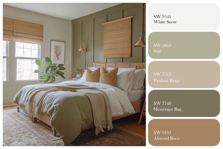The Best Colors For A Romantic Bedroom ~ 20 Stunning Color Schemes To Choose From - Your Home Inspo | Sky Rye Design