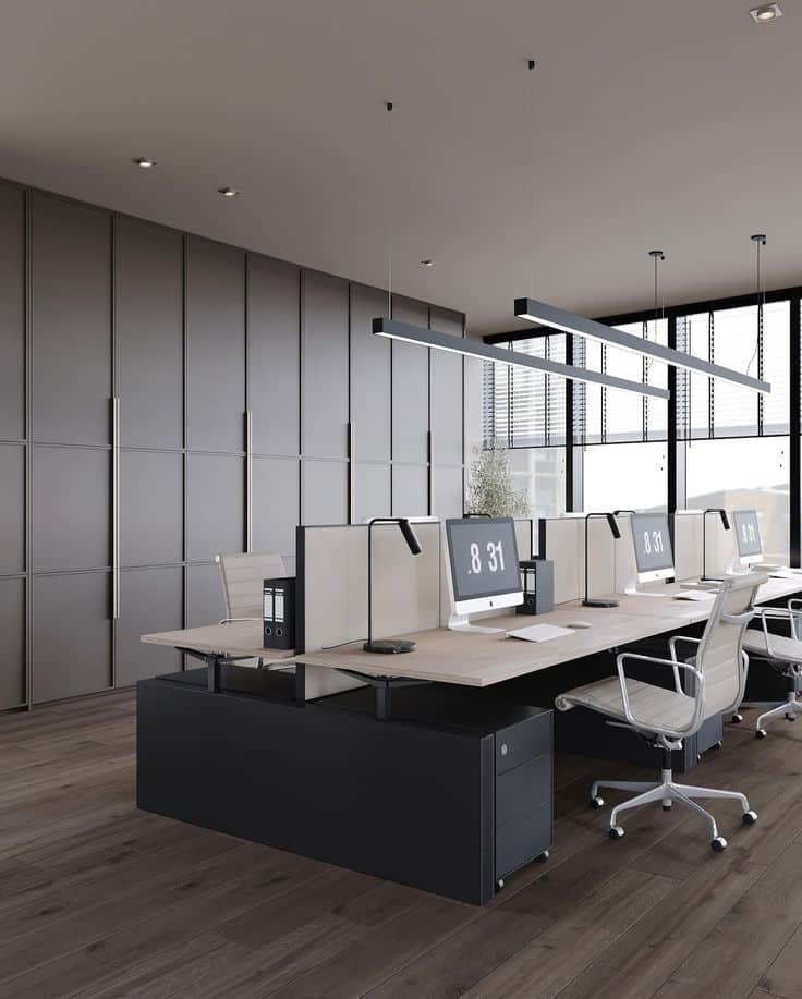 The accounting department office in the EDI | Sky Rye Design