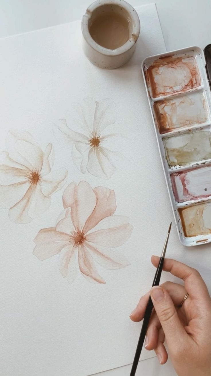 Watercolor Floral Sketches: Inspiration for Beginners
