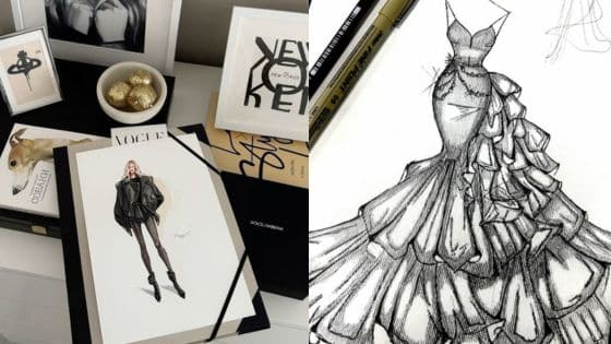 fashion design drawings | Sky Rye Design