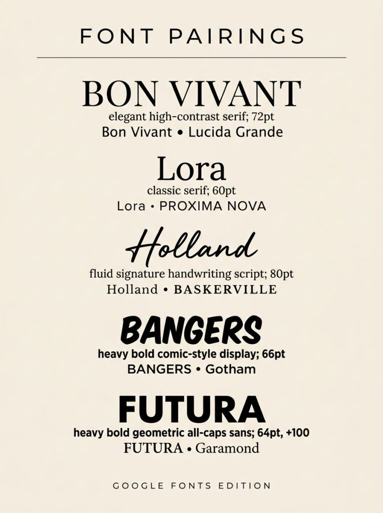 Font Pairing Basics: How to Combine Fonts in Design