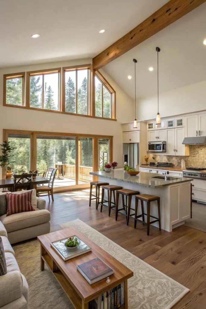 15+ Inspiring Open Concept Kitchen Ideas | Sky Rye Design