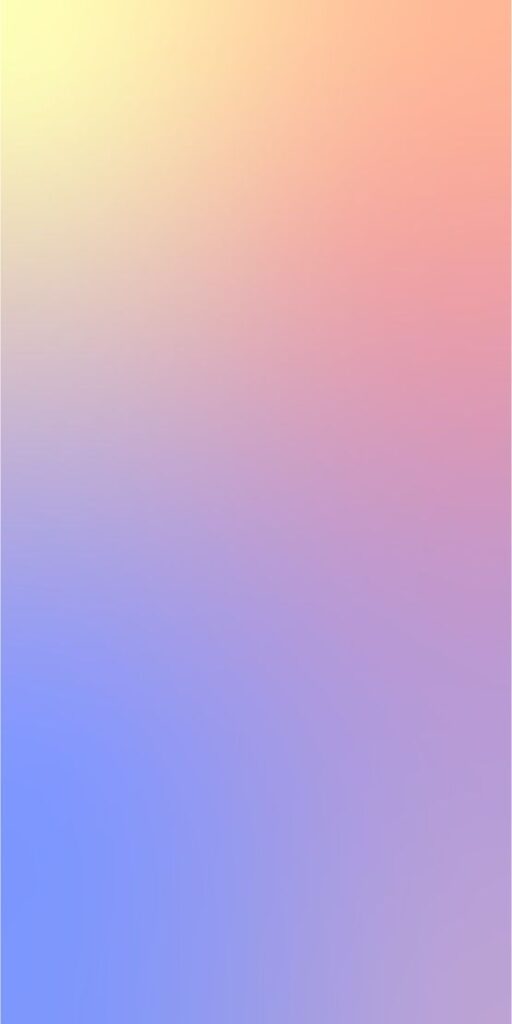 Gradient background with soft pastel colors blending from yellow to pink to blue.