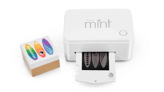 Custom Stamps Made Simple Unique Projects to Try with Silhouette Mint Compact Silhouette Mint stamp maker with custom stamp design, perfect for personalized DIY projects and creative printing. | Sky Rye Design Compact Silhouette Mint stamp maker with custom stamp design, perfect for personalized DIY projects and creative printing.