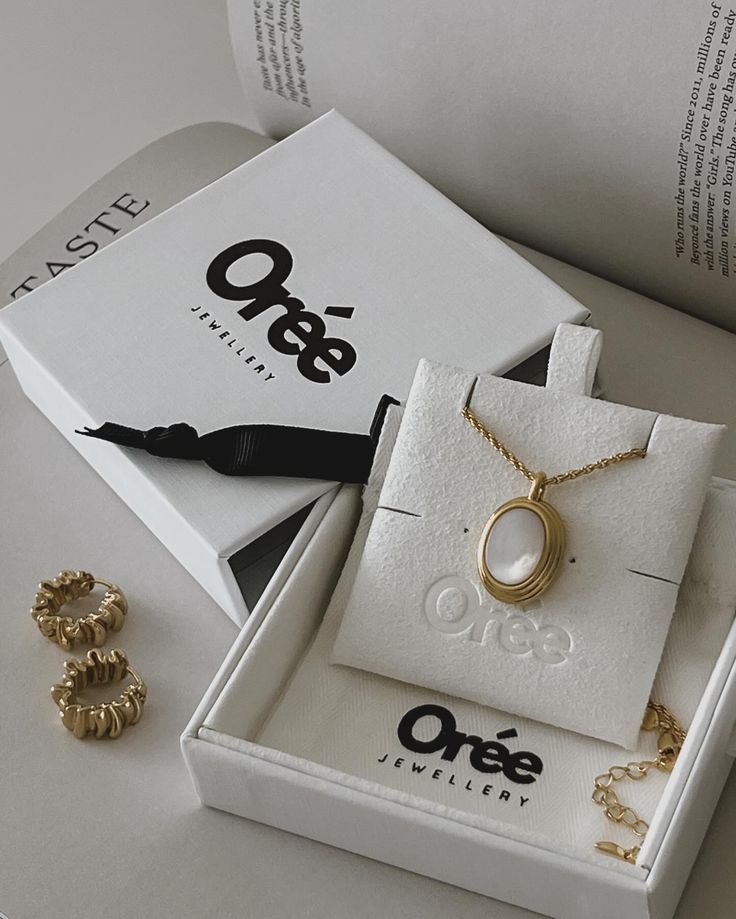 Customized Orée Packaging🎁 Each jewellery piece | Sky Rye Design