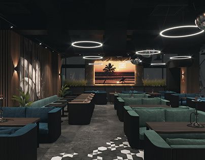HOOKAH BAR - Ekaterina Solovieva | Sky Rye Design