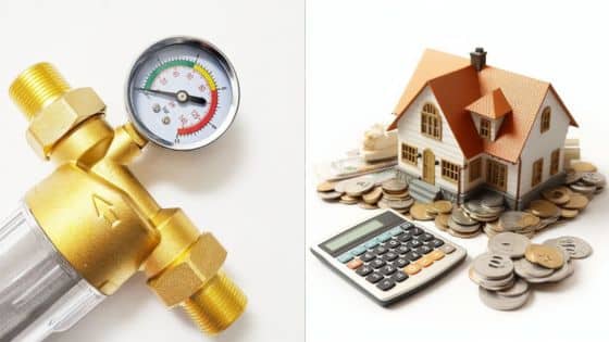 Viewing Deck Blog 2 Pressure gauge and model house with coins and calculator, symbolizing financial management and home maintenance. | Sky Rye Design Pressure gauge and model house with coins and calculator, symbolizing financial management and home maintenance.