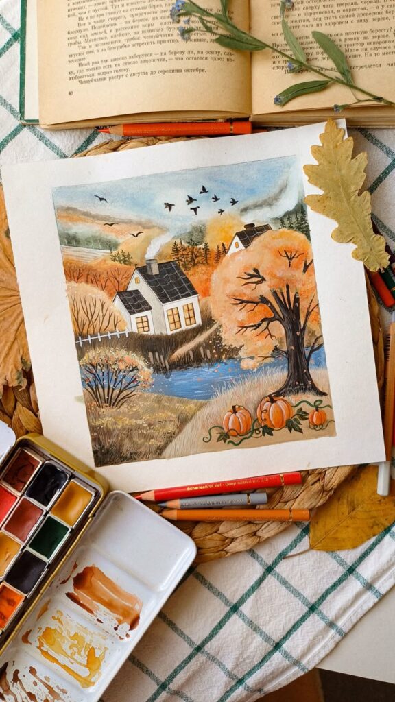 Fall Color Art Transform Your Art with Beautiful Fall Colors and Textures