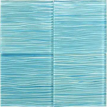 universal-glass-designs-barbados-caribbean-blue-wave-6x6-glossy-glass-pool-tile-1502-29780290273474_496x497_d053cf21-4870-4819-a696-a149cd62b874_360x Wavy blue glass tiles with a textured surface, ideal for modern bathrooms and kitchen backsplashes. | Sky Rye Design Wavy blue glass tiles with a textured surface, ideal for modern bathrooms and kitchen backsplashes.