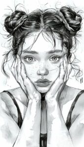 Enhance Face Drawings: Convey Mood and Reality Effectively