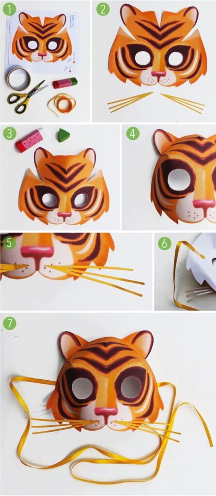 514005f944ba43ef740d2c3d1f130617 Step-by-step guide to crafting a tiger mask using tools, materials, and detailed assembly instructions. | Sky Rye Design Step-by-step guide to crafting a tiger mask using tools, materials, and detailed assembly instructions.