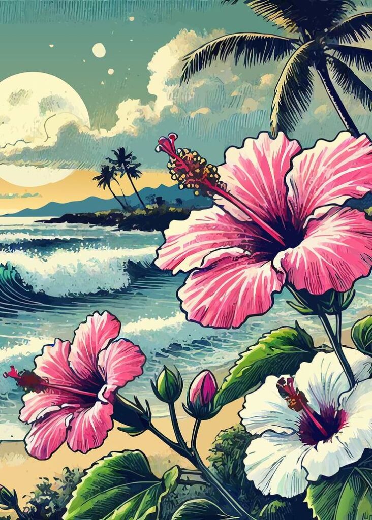 Discover How To Draw Beautiful Hawaiian Hibiscus Flowers