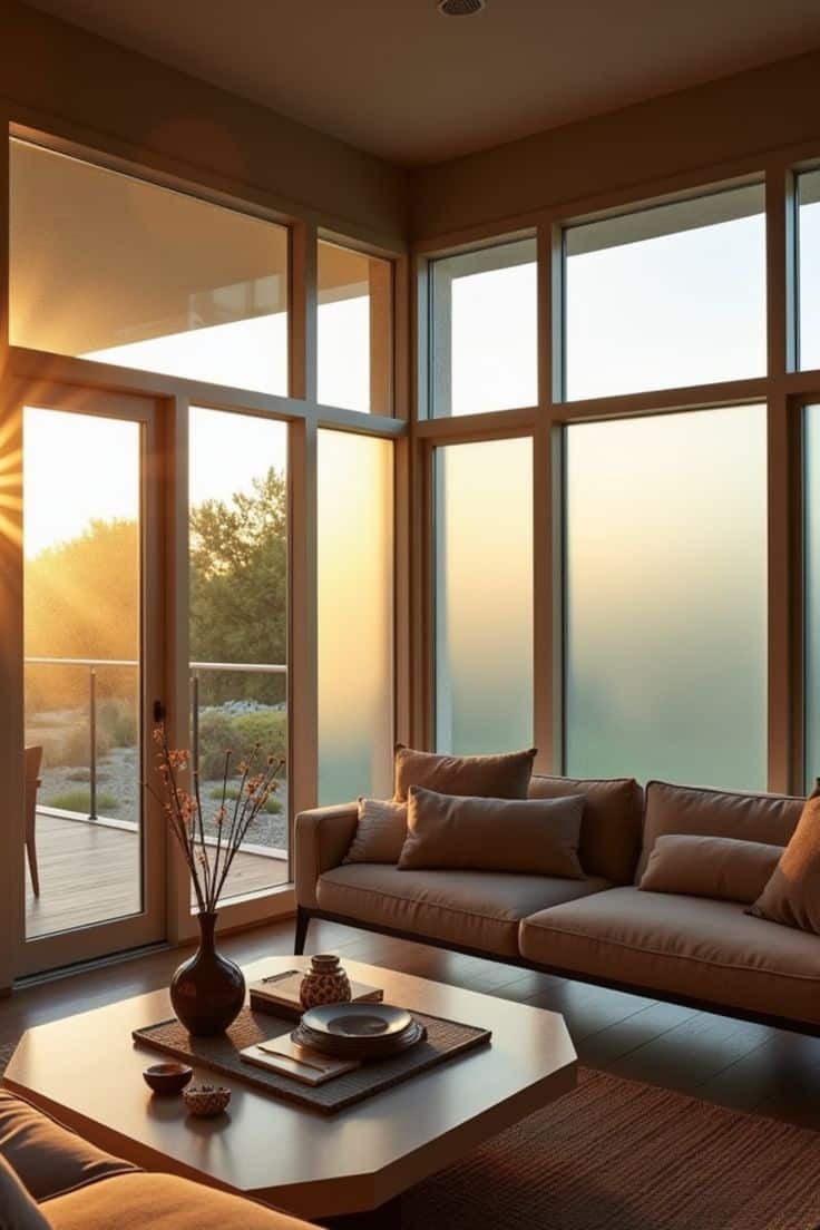 Protect What Matters Sunny modern living room with large windows, cozy sofas, and a coffee table, creating a warm, inviting atmosphere. | Sky Rye Design Sunny modern living room with large windows, cozy sofas, and a coffee table, creating a warm, inviting atmosphere.