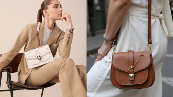 Viewing Deck Blog 1 Two stylish purses: a white handbag with a chain strap and a brown leather shoulder bag, showcased in fashion settings. | Sky Rye Design Two stylish purses: a white handbag with a chain strap and a brown leather shoulder bag, showcased in fashion settings.