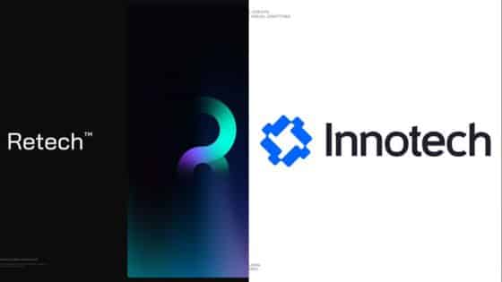 Viewing Deck Blog - 2025-09-04T144806970 Logos of Retech and Innotech with a vibrant abstract design in the center, set against contrasting backgrounds. | Sky Rye Design Logos of Retech and Innotech with a vibrant abstract design in the center, set against contrasting backgrounds.