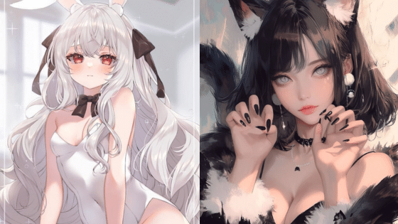 Viewing Deck Blog копия 5 Anime girls in bunny and cat costumes, showcasing vibrant art style and cosplay themes. | Sky Rye Design Anime girls in bunny and cat costumes, showcasing vibrant art style and cosplay themes.