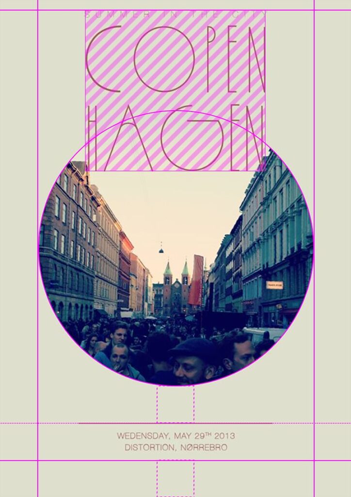 Crowded street festival in Copenhagen, showcasing vibrant city life and historic architecture.