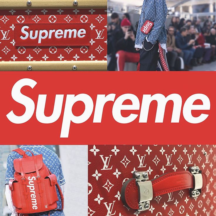 supremenewyork X louisvuitton 🎒📍❤️💯🔴 Collage of Supreme and Louis Vuitton collaboration featuring red backpack and logo. Fashion and streetwear fusion. | Sky Rye Design Collage of Supreme and Louis Vuitton collaboration featuring red backpack and logo. Fashion and streetwear fusion.