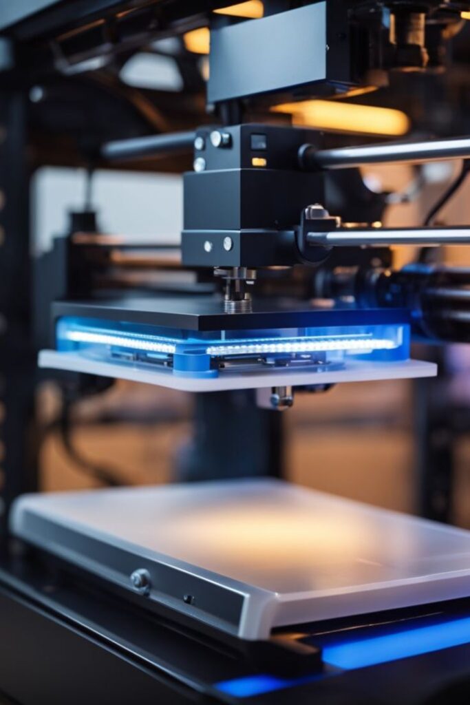 🖨️ Bring Ideas to Life_ 3D Printing Service in Singapore 🖥️🔍 Close-up of a modern 3D printer in action, showcasing advanced technology and precision manufacturing. | Sky Rye Design Close-up of a modern 3D printer in action, showcasing advanced technology and precision manufacturing.