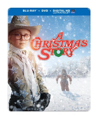 _ 1 Blu-ray cover of A Christmas Story featuring a kid in winter attire with snowy background. | Sky Rye Design Blu-ray cover of A Christmas Story featuring a kid in winter attire with snowy background.