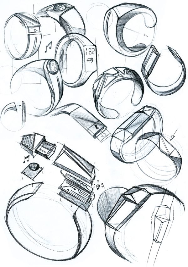 871b555312e32a826e808d9c1c59b6f1 Sketches of innovative smartwatch designs showcasing various styles and features, including digital displays and connectivity. | Sky Rye Design Sketches of innovative smartwatch designs showcasing various styles and features, including digital displays and connectivity.