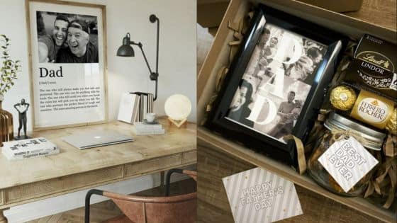 Viewing Deck Blog - 2025-10-03T183844085 Father's Day gifts: framed photo, chocolates, and greeting cards on a desk and in a gift box. | Sky Rye Design Father's Day gifts: framed photo, chocolates, and greeting cards on a desk and in a gift box.