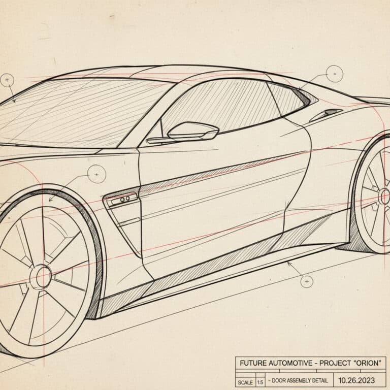 5 Easy Steps: How to Draw a Car Perspective