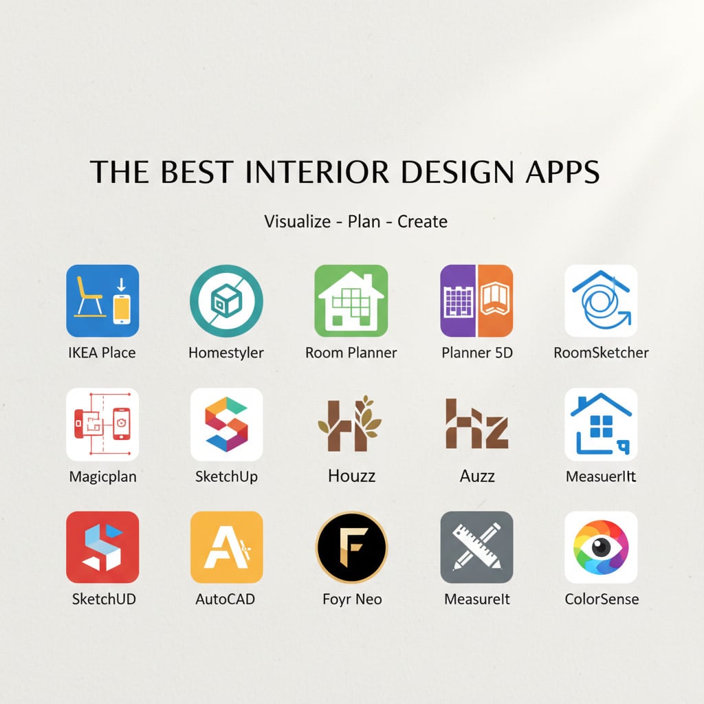 ai-photo-studio-1761723495725-2 Icons of top interior design apps: IKEA Place, Homestyler, Room Planner, Magicplan, SketchUp, AutoCAD, and more. | Sky Rye Design Icons of top interior design apps: IKEA Place, Homestyler, Room Planner, Magicplan, SketchUp, AutoCAD, and more.