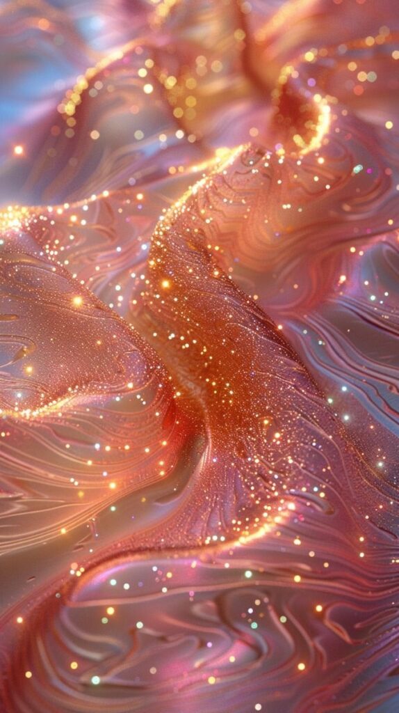 b0342f1b-a6f3-4e69-b624-583ea4fee350 Abstract swirling light waves with glowing particles, creating a vibrant and dreamy cosmic scene. | Sky Rye Design Abstract swirling light waves with glowing particles, creating a vibrant and dreamy cosmic scene.