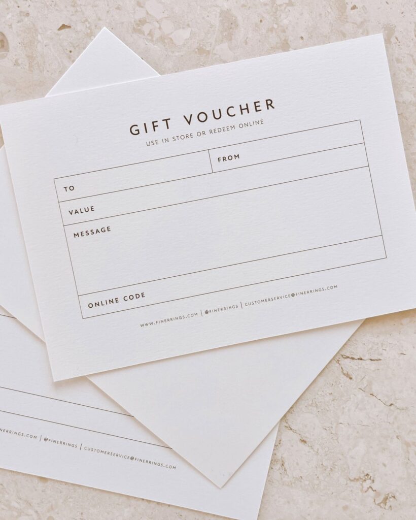 b4668b30cd965ebab771d4bc4736067b Blank gift voucher on marble table, ready to be personalized with recipient details and online redemption code. | Sky Rye Design Blank gift voucher on marble table, ready to be personalized with recipient details and online redemption code.