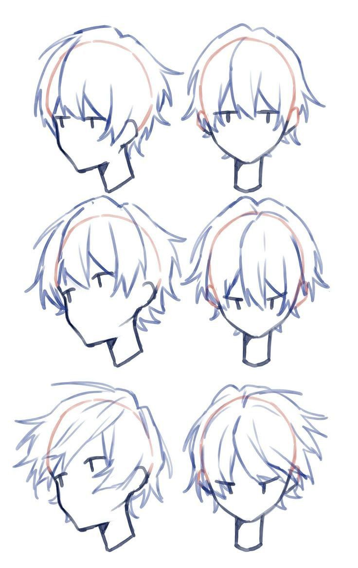 How To Draw Anime Hair 15 Styles Step By Step Guide How To Draw Anime Hair 15 Styles Step By Step Guide