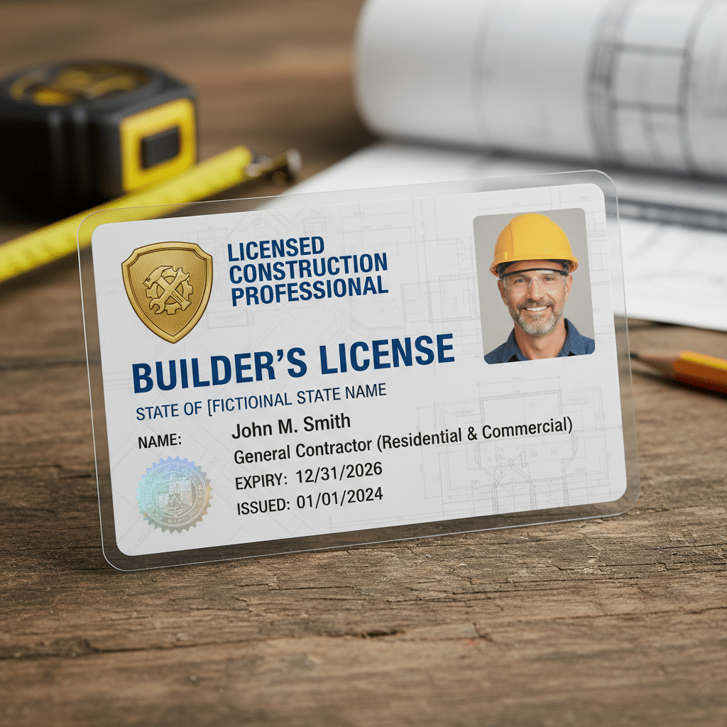 download-1 Builder's license on a wooden desk with tools and blueprints in the background. | Sky Rye Design Builder's license on a wooden desk with tools and blueprints in the background.