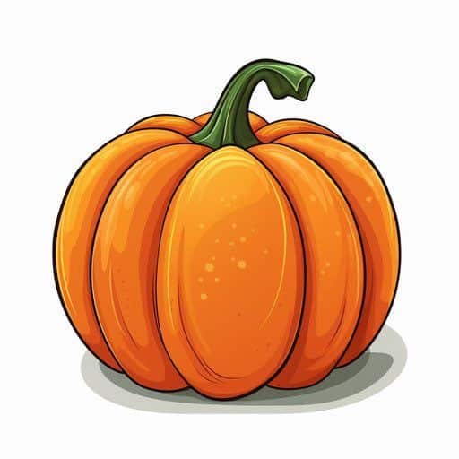 e19421ce-f252-45a6-950b-69a28cb0bb6e Illustrated orange pumpkin with green stem on a white background, perfect for autumn and Halloween themes. | Sky Rye Design Illustrated orange pumpkin with green stem on a white background, perfect for autumn and Halloween themes.