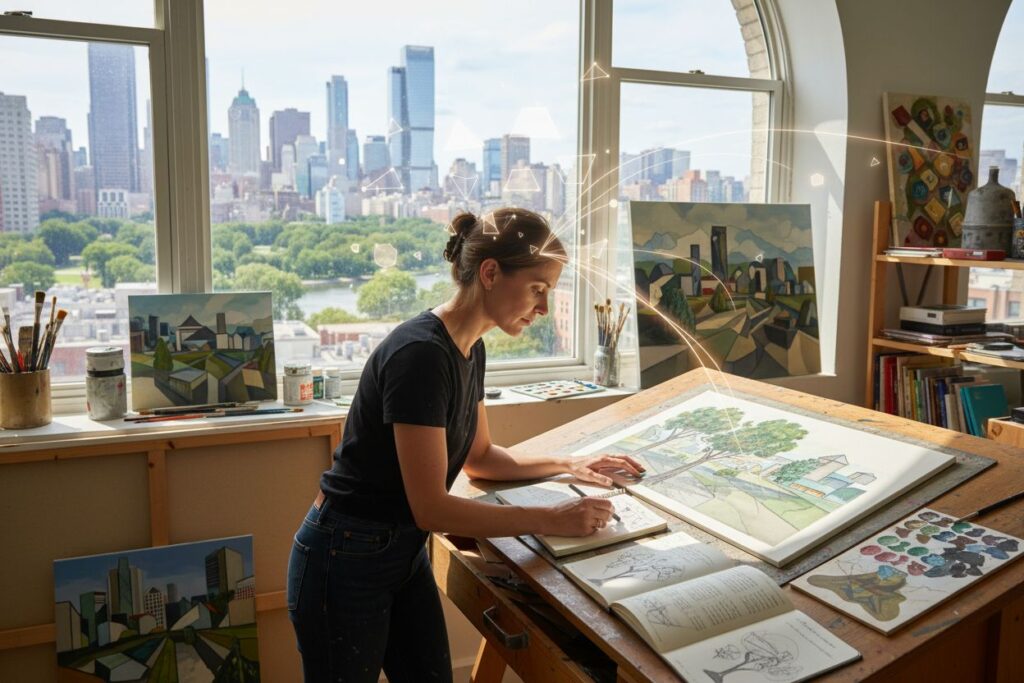 artist inspiration studio artist inspiration studio | Sky Rye Design artist inspiration studio