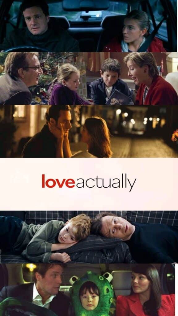 love actually🎬 Scenes from the romantic comedy movie Love Actually showcasing various characters and their stories. | Sky Rye Design Scenes from the romantic comedy movie Love Actually showcasing various characters and their stories.