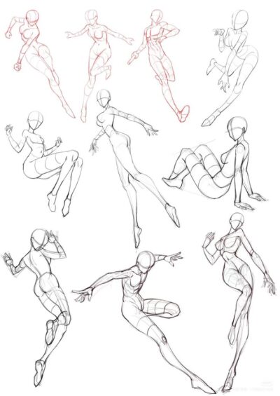 Unlock the Secrets to Drawing Dynamic Jumping Poses