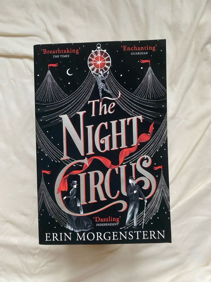 the night circus erin morgenstern Close-up of The Night Circus book cover by Erin Morgenstern, featuring a monochrome circus theme with red accents. | Sky Rye Design Close-up of The Night Circus book cover by Erin Morgenstern, featuring a monochrome circus theme with red accents.