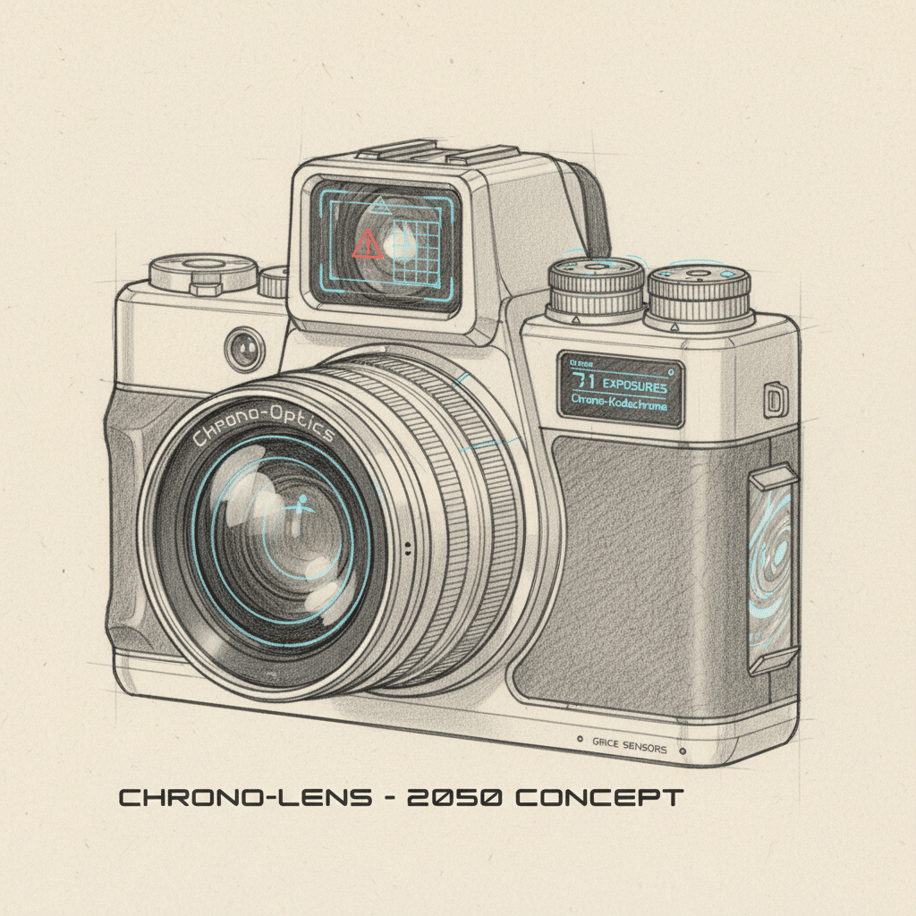завантаження 46 Futuristic camera concept design called Chrono-Lens 2050 with digital display and advanced features. | Sky Rye Design Futuristic camera concept design called Chrono-Lens 2050 with digital display and advanced features.