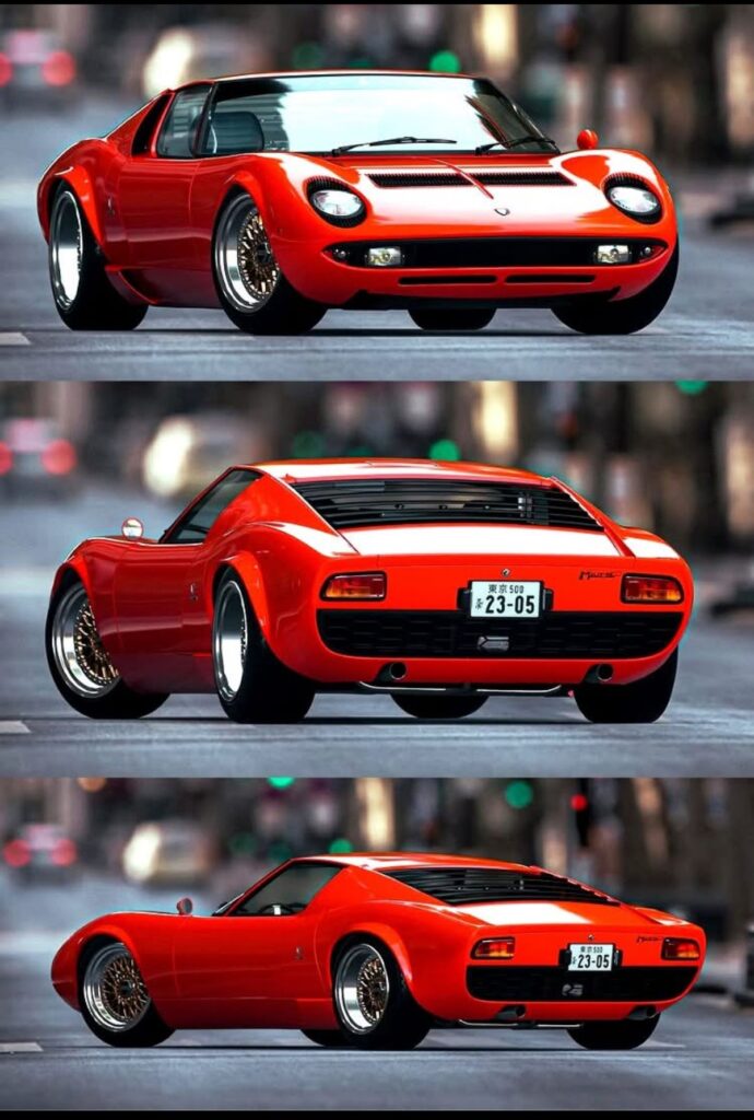 4e7e34ff863ccd200a8ef9e97157521b Vintage red sports car on a city street, showcasing sleek design and classic lines from multiple angles. | Sky Rye Design Vintage red sports car on a city street, showcasing sleek design and classic lines from multiple angles.