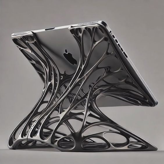 50 Times People Took 3D Printing To Another Level And Made These Cool Things New Pics Futuristic iPad stand with intricate, organic design elevates a tablet, creating a sleek, modern display solution on a desk. | Sky Rye Design Futuristic iPad stand with intricate, organic design elevates a tablet, creating a sleek, modern display solution on a desk.