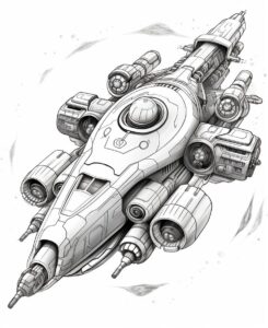 7 Easy Steps: How to Draw a Spaceship