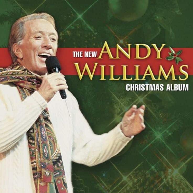 Christmas Needs Love To Be Christmas - Andy Williams Singer performing on album cover with festive holiday theme. Text: The New Andy Williams Christmas Album. | Sky Rye Design Singer performing on album cover with festive holiday theme. Text: The New Andy Williams Christmas Album.